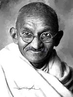Gandhi Mahatma_painting